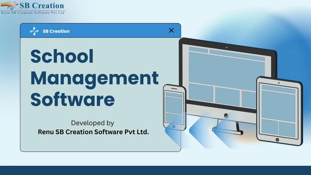 school management software dashboard showing attendance, fees, and student records in digital school ERP system